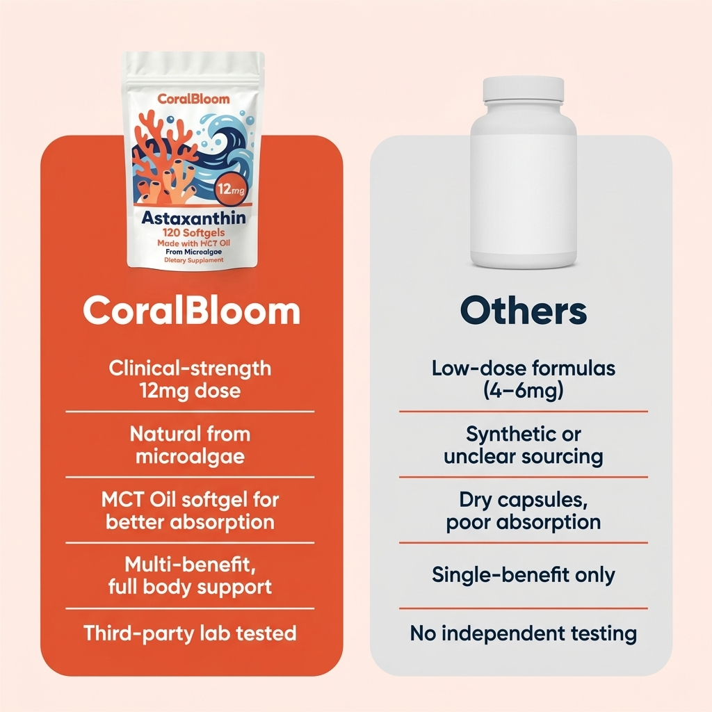 Coral Bloom Astaxanthin 12mg softgels